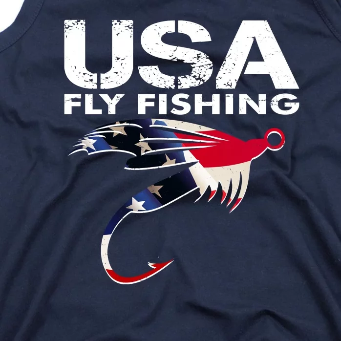 USA Fly Fishing Sport Fishing Fan Tank Top