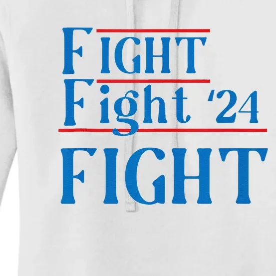 Usa Flag Fight For America Women's Pullover Hoodie