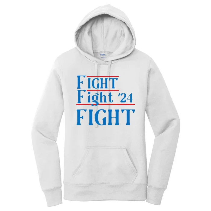 Usa Flag Fight For America Women's Pullover Hoodie