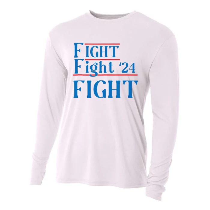 Usa Flag Fight For America Cooling Performance Long Sleeve Crew