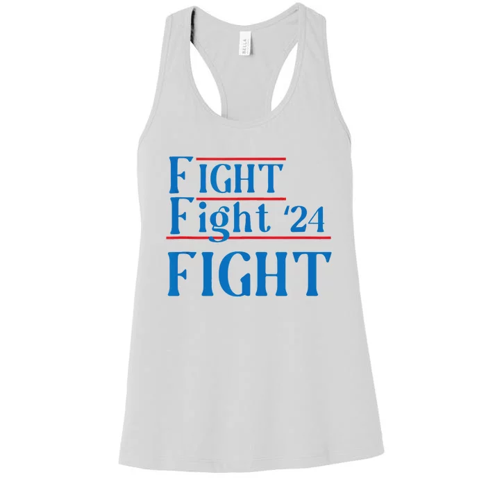 Usa Flag Fight For America Women's Racerback Tank