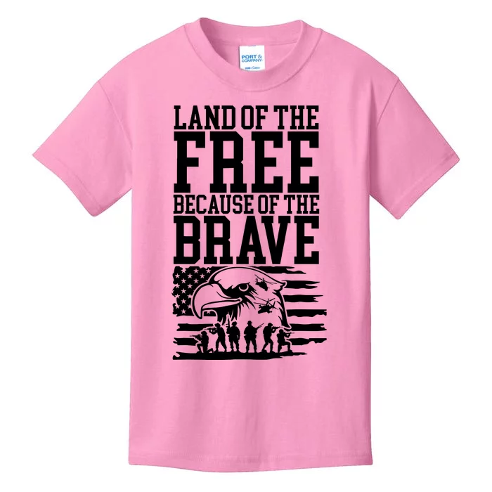 Usa Flag For 4th Of July Memorial Day Kids T-Shirt