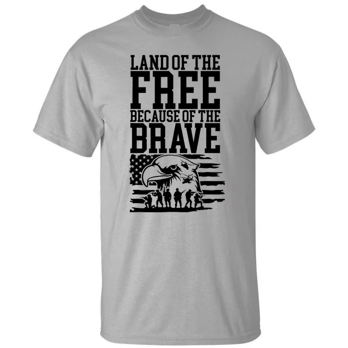 Usa Flag For 4th Of July Memorial Day Tall T-Shirt