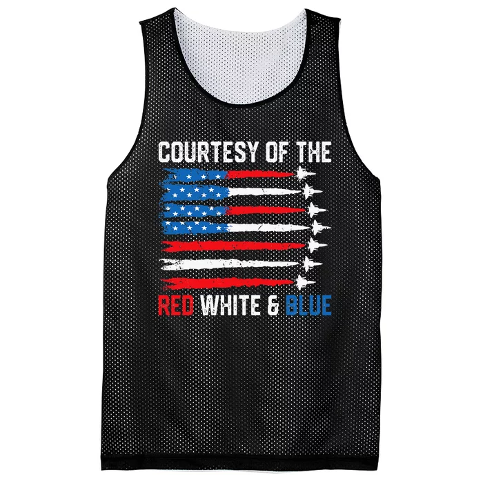 Usa Flag Fighter Jets 4th Of July Mesh Reversible Basketball Jersey Tank