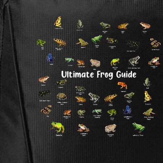 Ultimate Frog Guide Funny Frog Lover Frog Owner Funny Frogs City Backpack