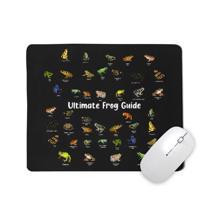 Ultimate Frog Guide Funny Frog Lover Frog Owner Funny Frogs Mousepad