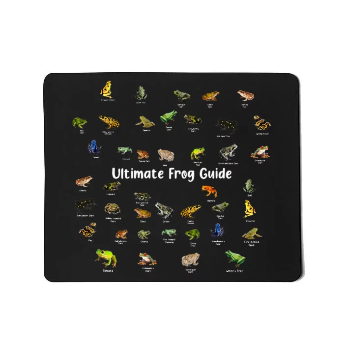 Ultimate Frog Guide Funny Frog Lover Frog Owner Funny Frogs Mousepad