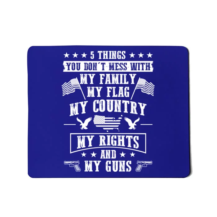 Usa Freedom Good To Be An American Flag Country And Guns Gift Mousepad