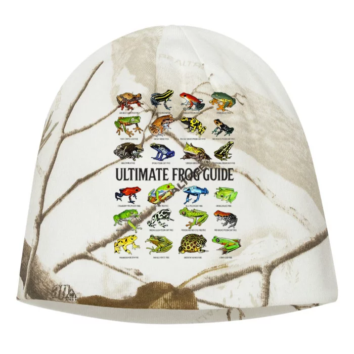 Ultimate Frog Guide Funny Frog Lover Species Guide Kati - Camo Knit Beanie