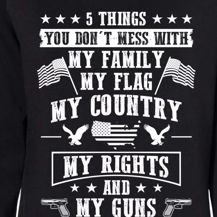 Usa Freedom Good To Be An American Flag Country And Guns Great Gift Womens California Wash Sweatshirt