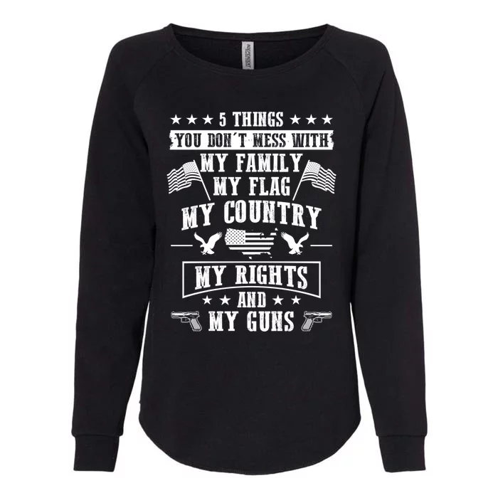 Usa Freedom Good To Be An American Flag Country And Guns Great Gift Womens California Wash Sweatshirt