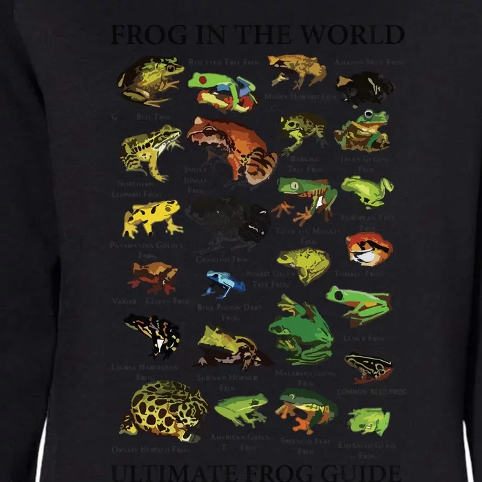 Ultimate Frog Guide Funny Frog Lover Frog Owner Frogs Womens California Wash Sweatshirt