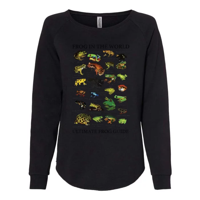 Ultimate Frog Guide Funny Frog Lover Frog Owner Frogs Womens California Wash Sweatshirt