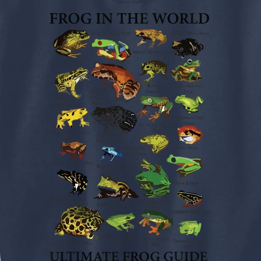 Ultimate Frog Guide Funny Frog Lover Frog Owner Frogs Kids Sweatshirt