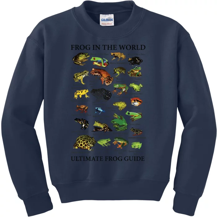 Ultimate Frog Guide Funny Frog Lover Frog Owner Frogs Kids Sweatshirt