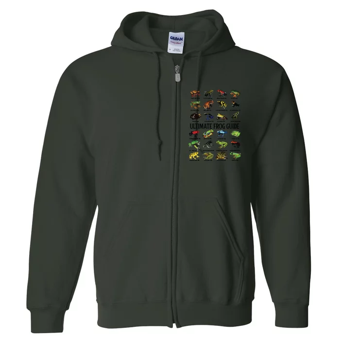 Ultimate Frog Guide Funny Frog Lovers For Gift Full Zip Hoodie