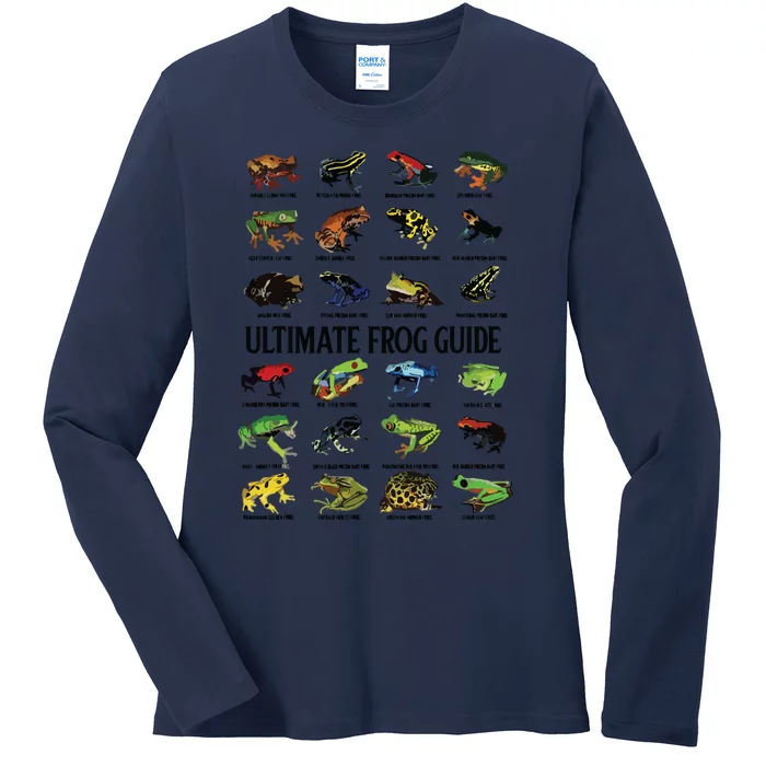 Ultimate Frog Guide Funny Frog Lovers For Gift Ladies Long Sleeve Shirt