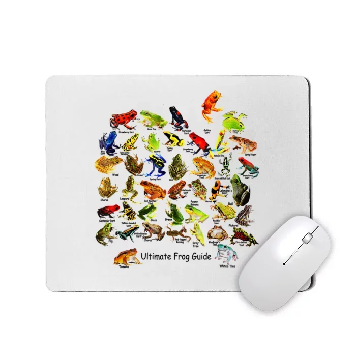 Ultimate Frog Guide Funny Frog Lover Frog Owner Frogs Mousepad