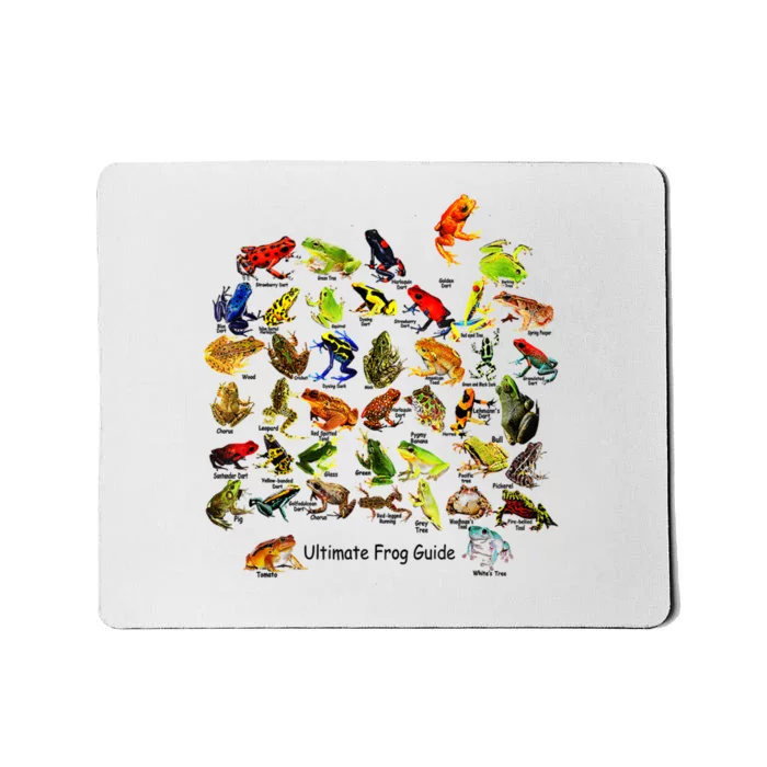 Ultimate Frog Guide Funny Frog Lover Frog Owner Frogs Mousepad