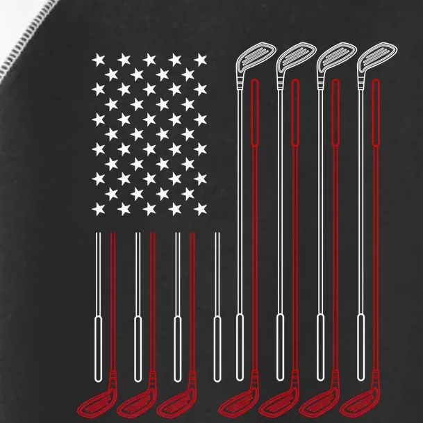 Us Flag Golfer Golfing Sport Golf Course American Pride Golf Gift Toddler Fine Jersey T-Shirt