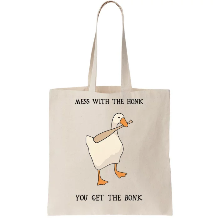 Untitled Funny Goose Game Meme Tote Bag