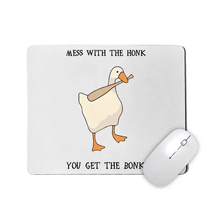 Untitled Funny Goose Game Meme Mousepad