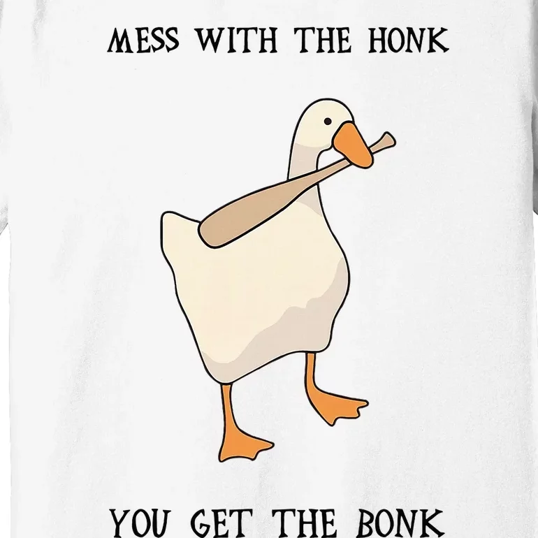 Untitled Funny Goose Game Meme Premium T-Shirt