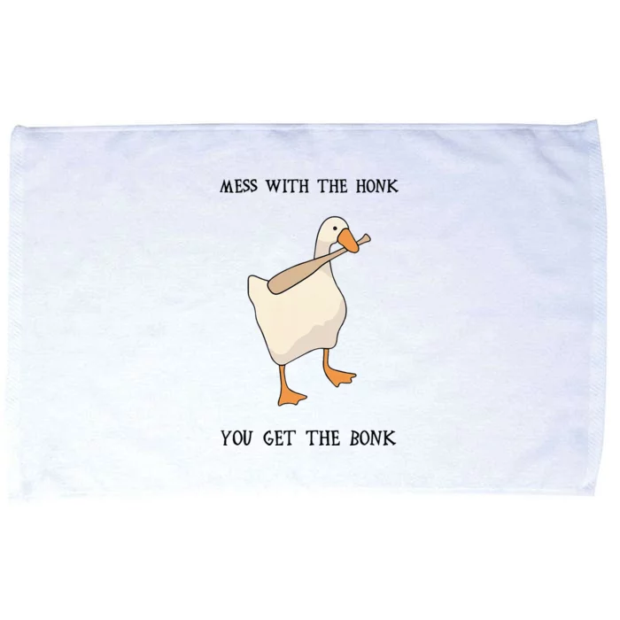 Untitled Funny Goose Game Meme Microfiber Hand Towel