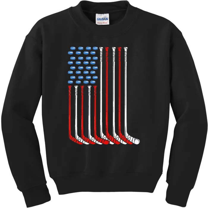 USA Field Hockey Hoodie American Flag Kids Sweatshirt