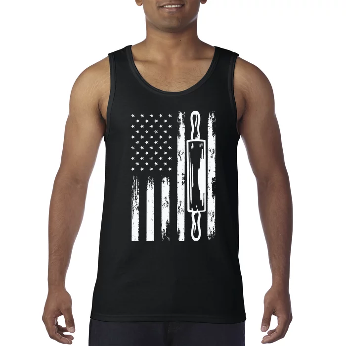 USA Flag Homemade Sourdough Bread Baker America Tank Top