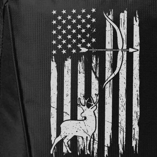 Usa Flag Hunting Deer Hunt Compound Bow USA Hunter City Backpack