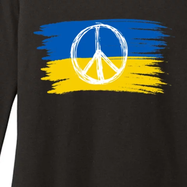 Ukrainian Flag I Stand With Ukraine Support Ukraine Gift Womens CVC Long Sleeve Shirt