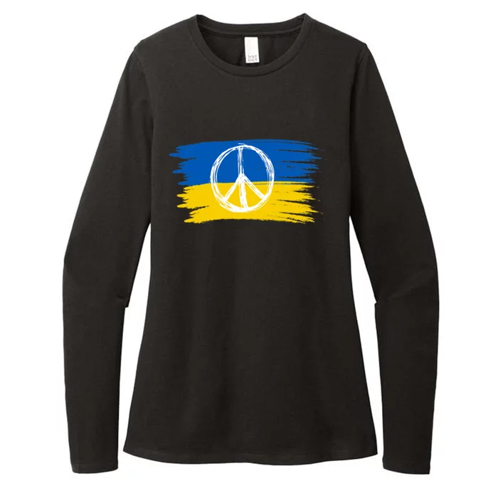 Ukrainian Flag I Stand With Ukraine Support Ukraine Gift Womens CVC Long Sleeve Shirt