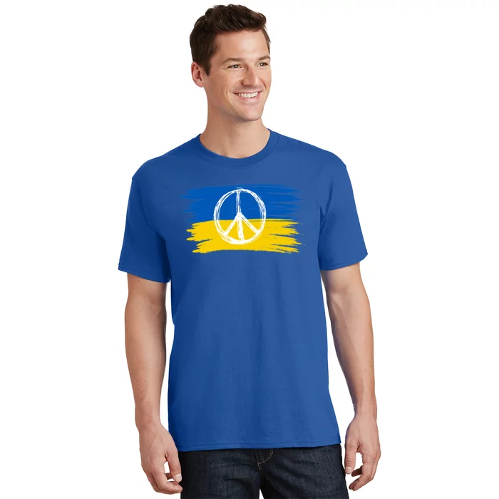 Ukrainian Flag I Stand With Ukraine Support Ukraine Gift T-Shirt