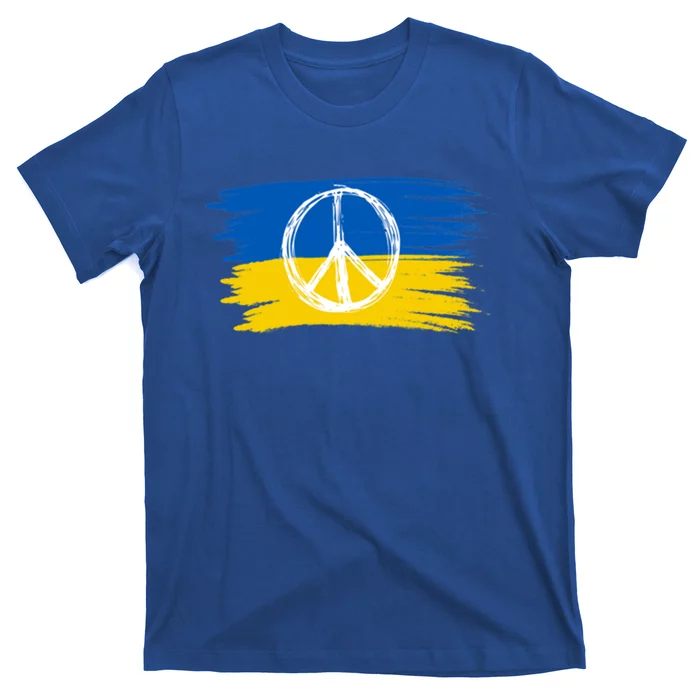 Ukrainian Flag I Stand With Ukraine Support Ukraine Gift T-Shirt