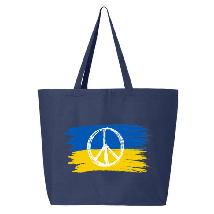 Ukrainian Flag I Stand With Ukraine Support Ukraine Gift 25L Jumbo Tote