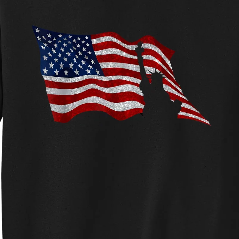 USA Flag Independence Day Statue Of Liberty 4th Of July Sweatshirt