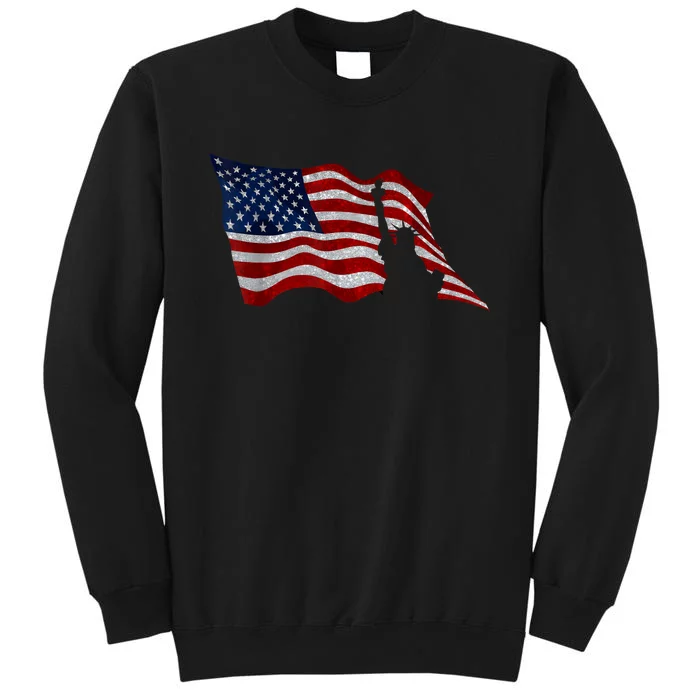 USA Flag Independence Day Statue Of Liberty 4th Of July Sweatshirt