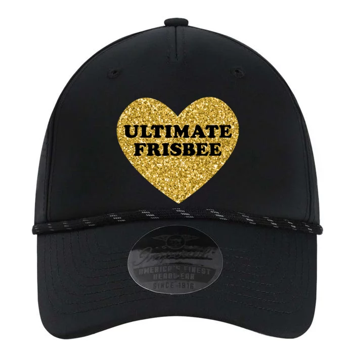 Ultimate Frisbee I Love Ultimate Frisbee Great Gift Performance The Dyno Cap