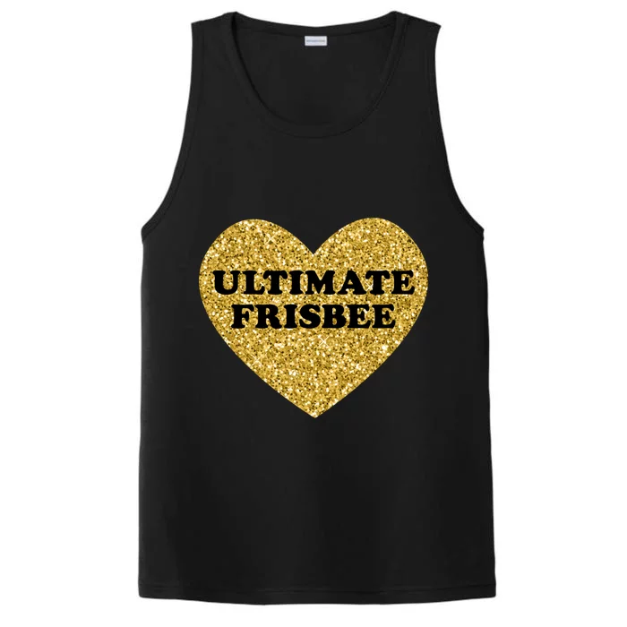 Ultimate Frisbee I Love Ultimate Frisbee Great Gift Performance Tank