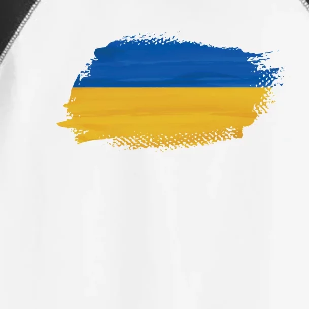 Ukraine Flag I Stand With Ukraine Support Ukraine Meaningful Gift Toddler Fine Jersey T-Shirt