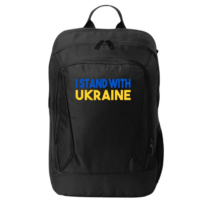 Ukraine Flag I Stand With Ukraine Gift City Backpack