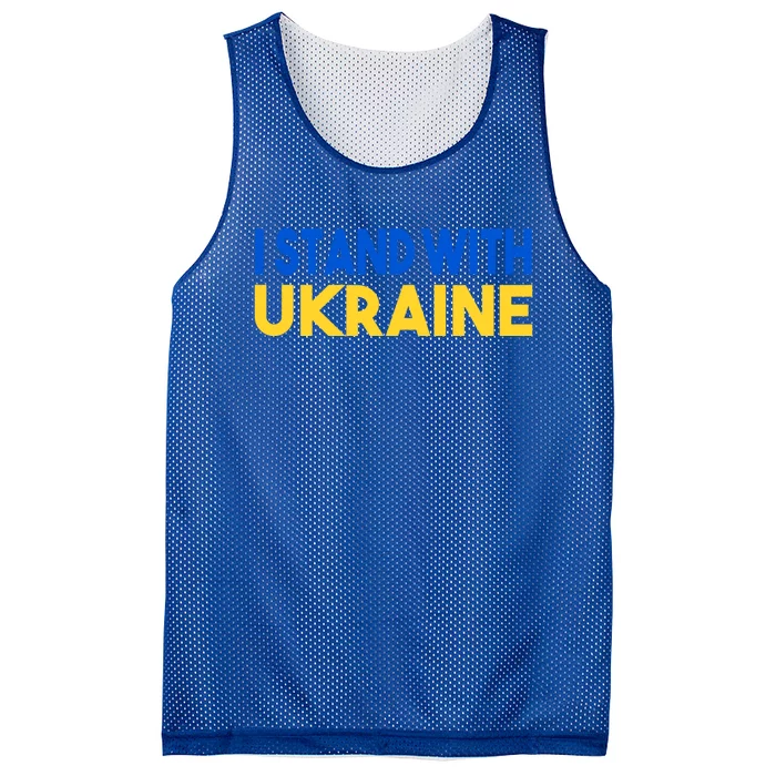 Ukraine Flag I Stand With Ukraine Gift Mesh Reversible Basketball Jersey Tank