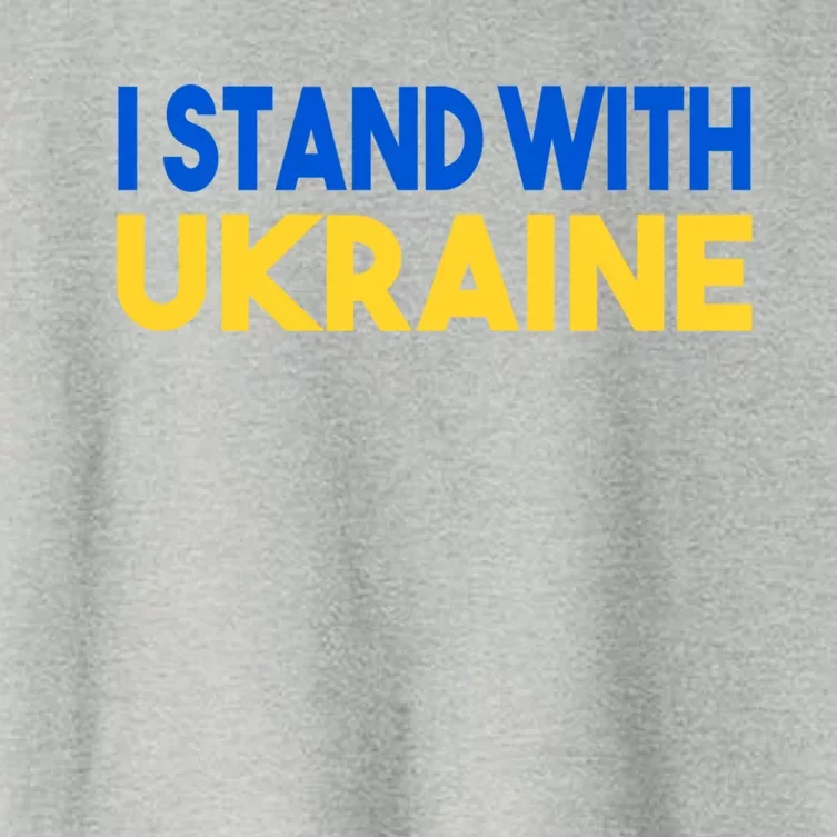 Ukraine Flag I Stand With Ukraine Gift Women's Crop Top Tee