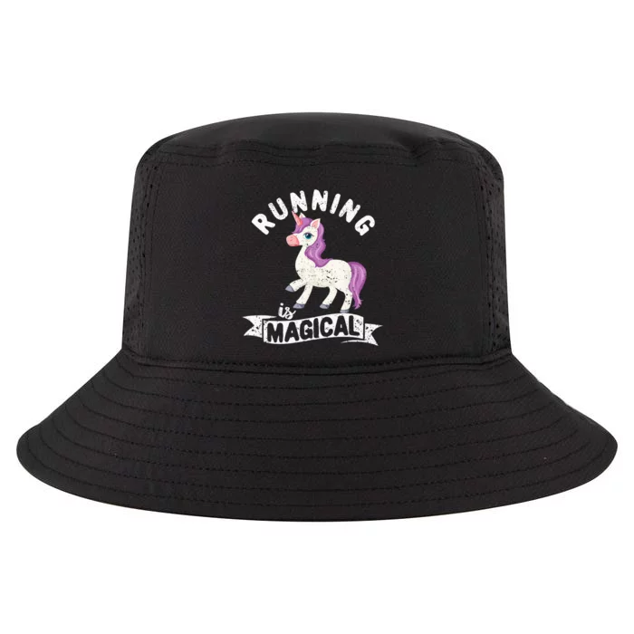 Unicorn Funny Jogging Horse Riding Runner Running Is Magical Cool Comfort Performance Bucket Hat