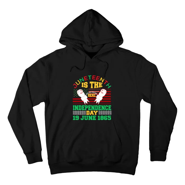 US Flag Juneteenth Is The Real Independence Day 19 June 1865 Hoodie