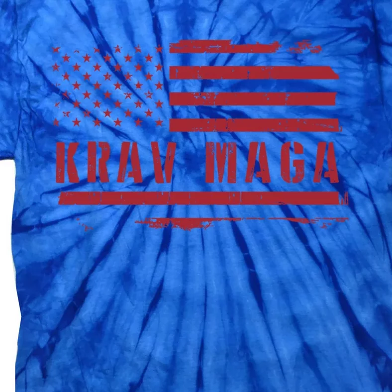 Usa Flag Krav Maga Design Martial Arts Fighting America Great Gift Tie-Dye T-Shirt