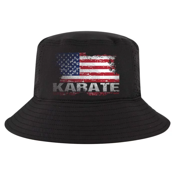 Usa Flag Karate Arts Gift Cool Comfort Performance Bucket Hat