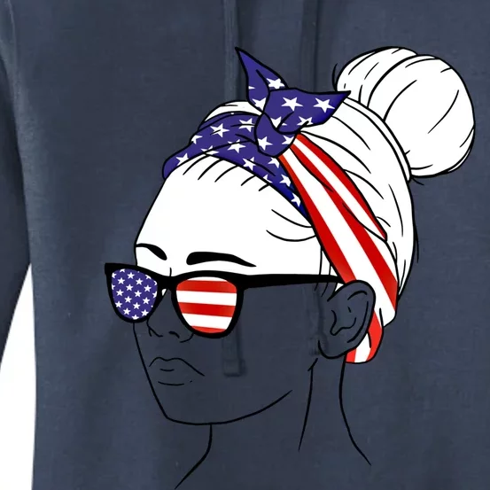 Usa Flag Let´s Go United States America Gift Women's Pullover Hoodie