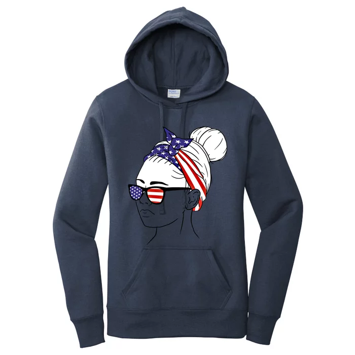 Usa Flag Let´s Go United States America Gift Women's Pullover Hoodie